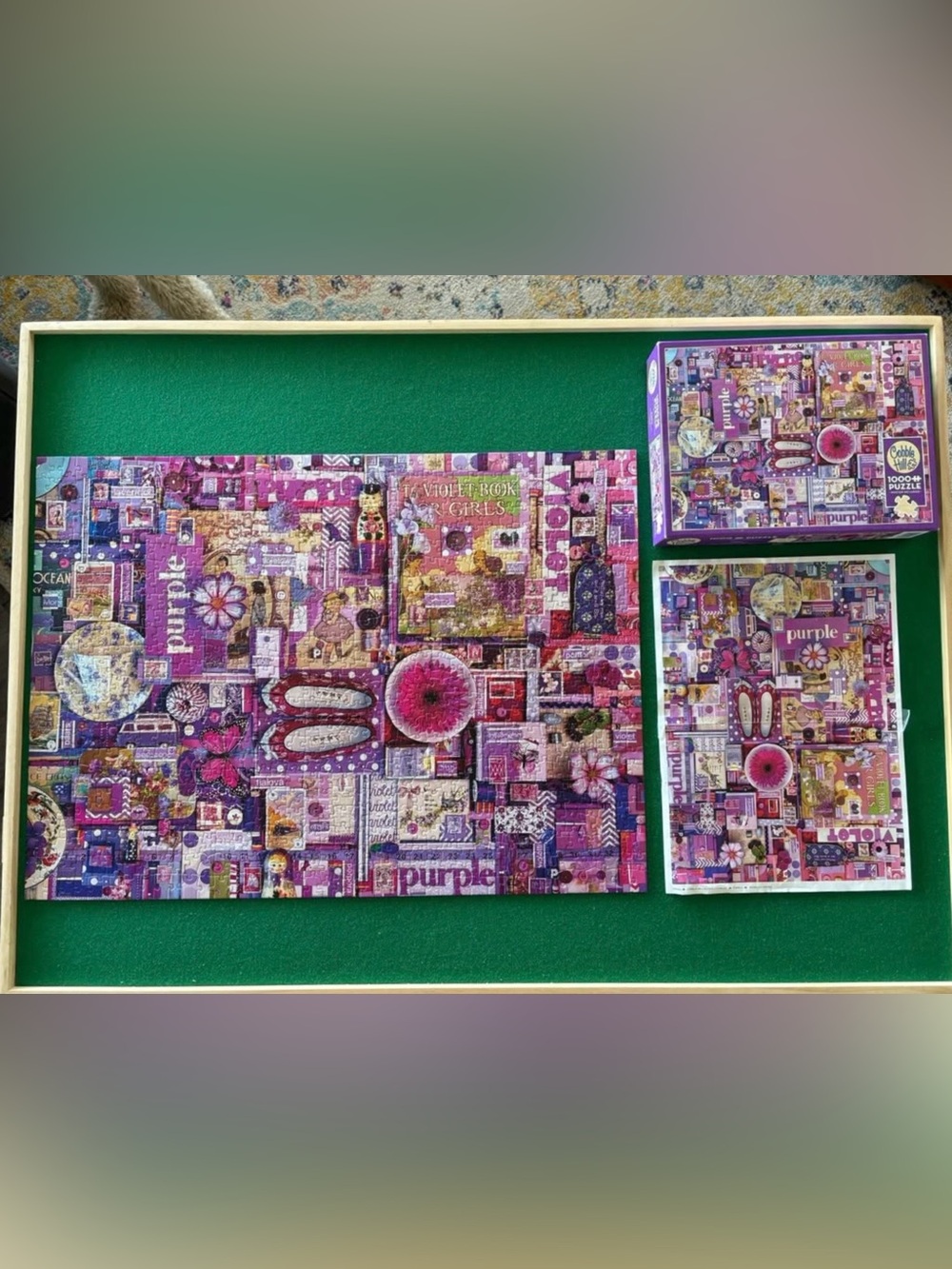1000 Piece Cobble Hill Purple Puzzle